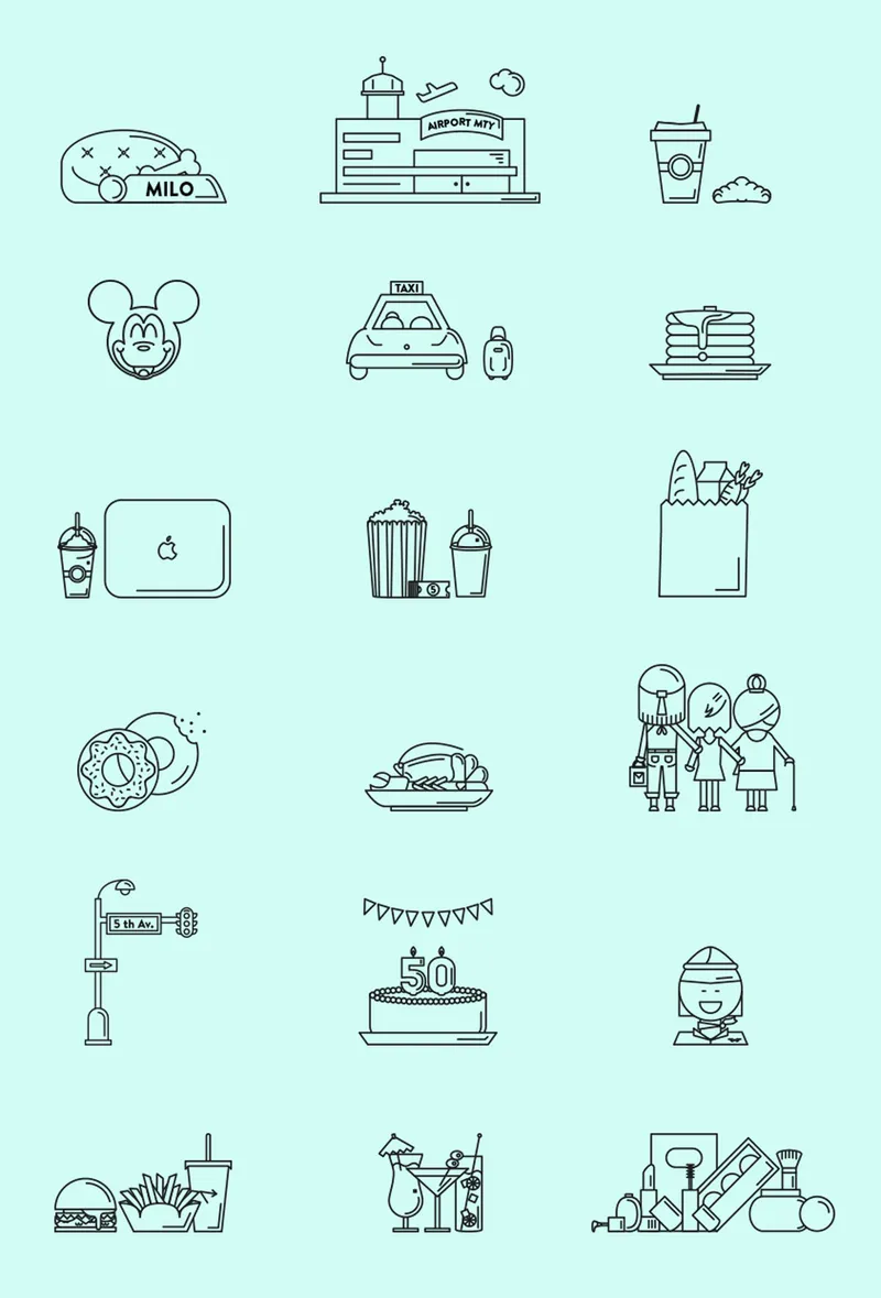 18 Free Travel Icons