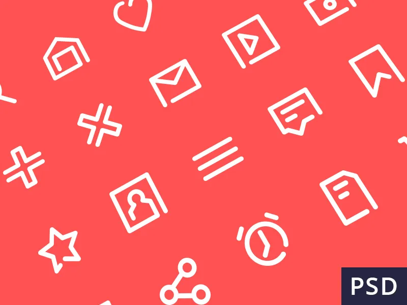 20 Free PSD Icons