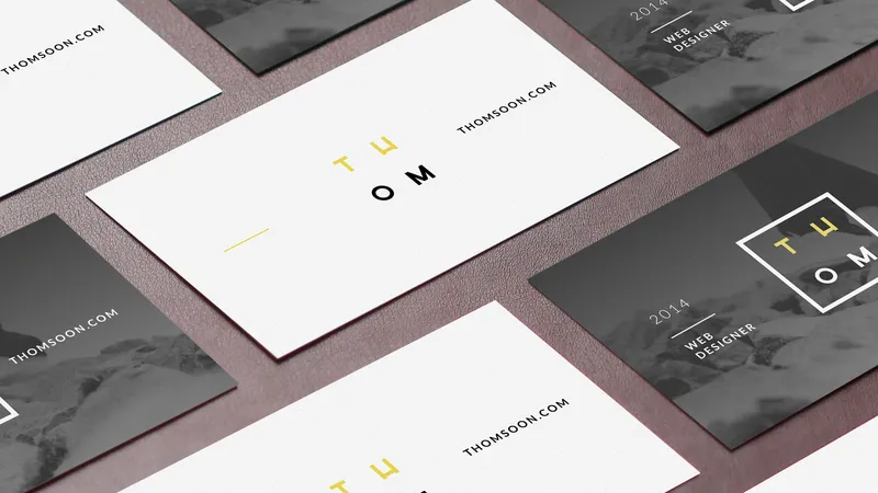 7+ Clean Business Card Free Mockup