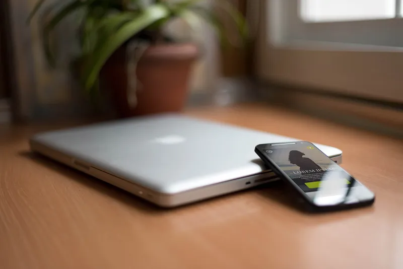 7 Smartphone & Notebook PSD Mockups