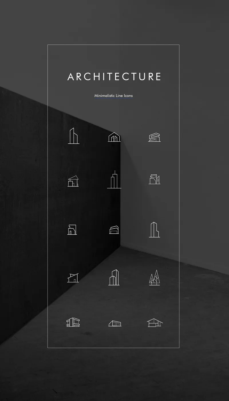 Architecture Free PSD Icon Pack