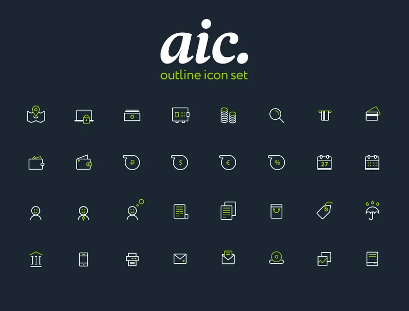 Banking Icon Set