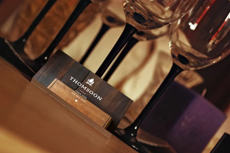 Business Card Tablet Free Mockup