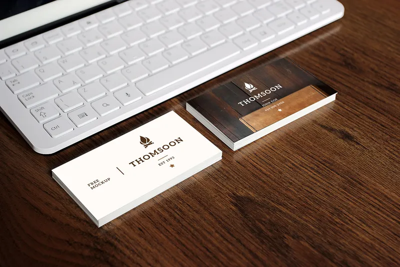Business Card Tablet Free Mockup