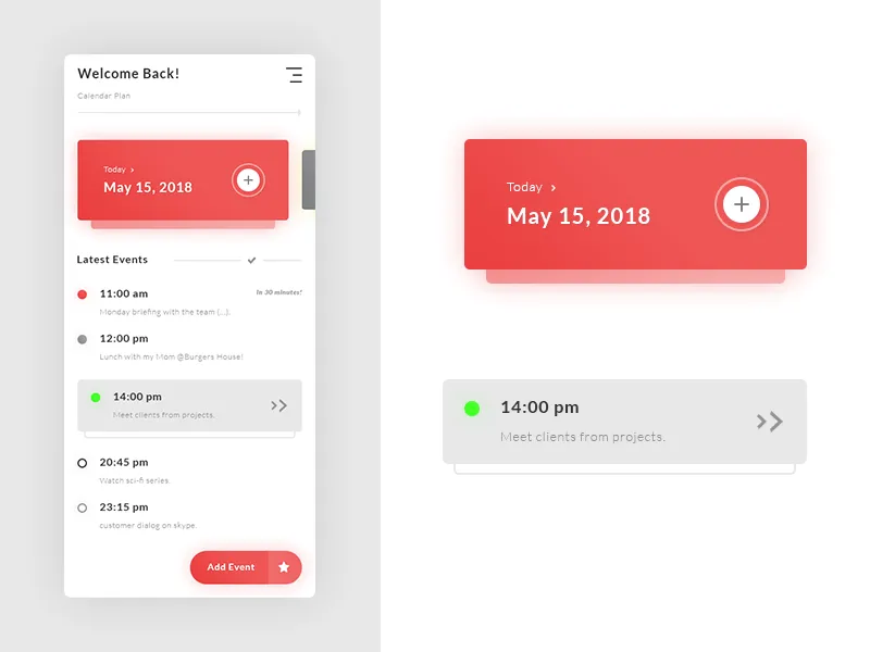 Calendar Plan - Tasks Events App