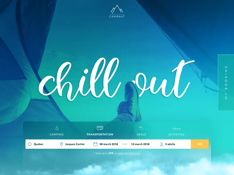 Camping Website Template