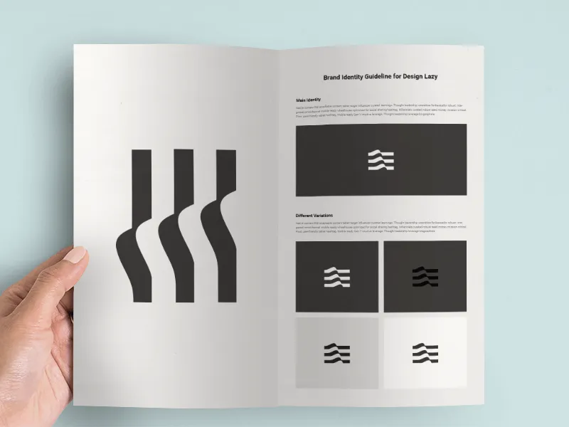Design Brochure Mockup Photoshop File