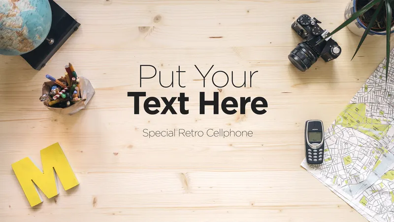 Desk Workplace Free PSD