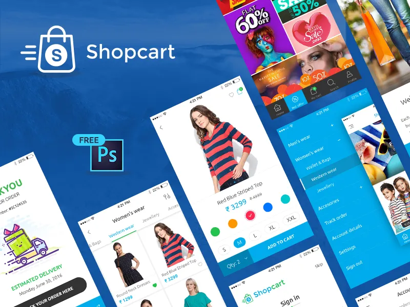 eCommerce Mobile App UI