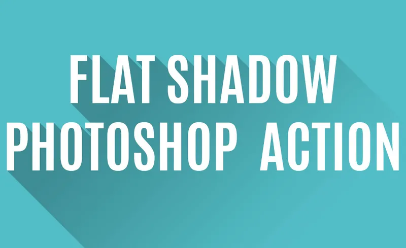 Flat Shadow - Photoshop Action