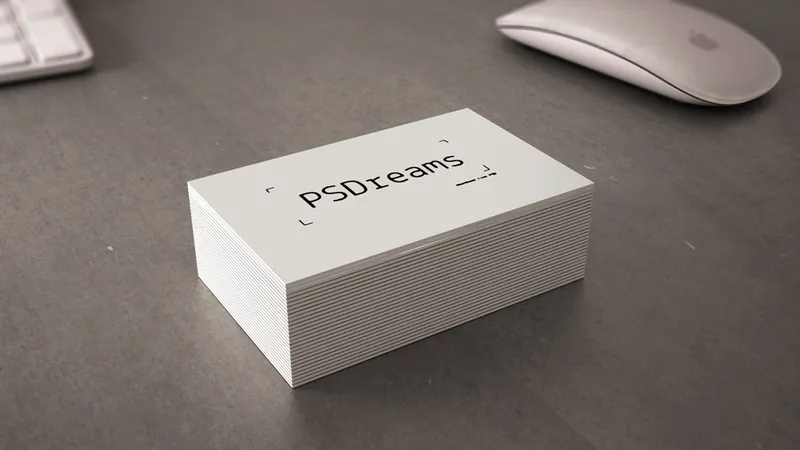 Free Business Card Mockup