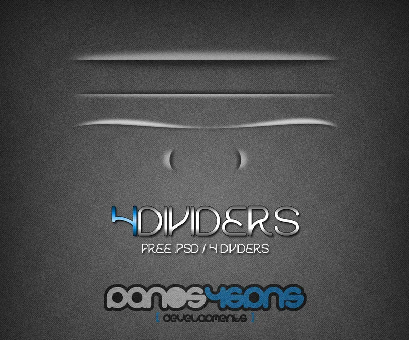 Free Dividers PSD