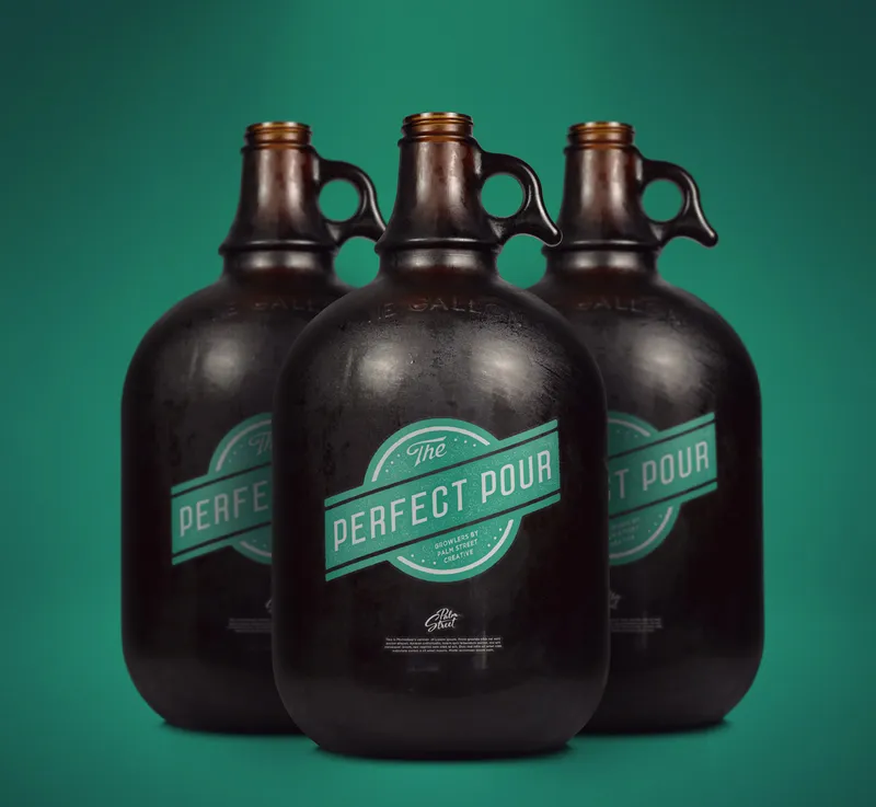 Free Gallon Growler Mock-up