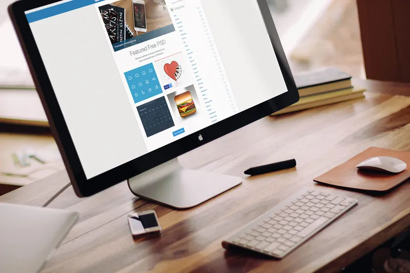 Free iMac Mockup