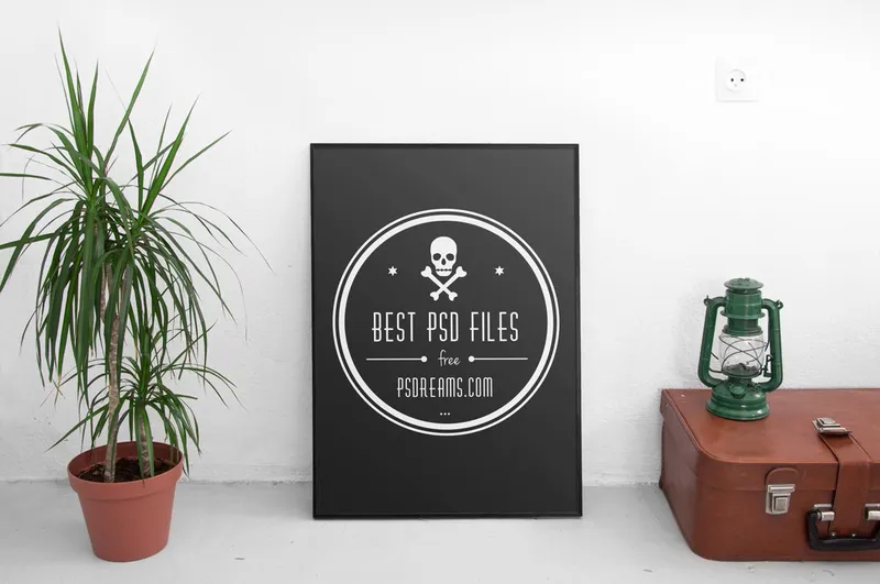 Free Poster PSD Mockup