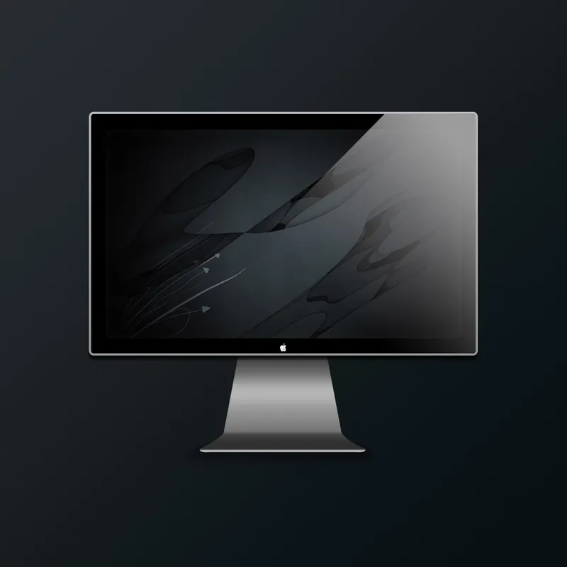 Free PSD Apple Cinema Display
