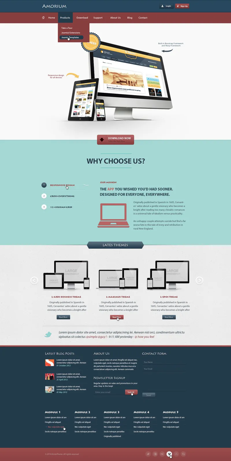 Free PSD Template