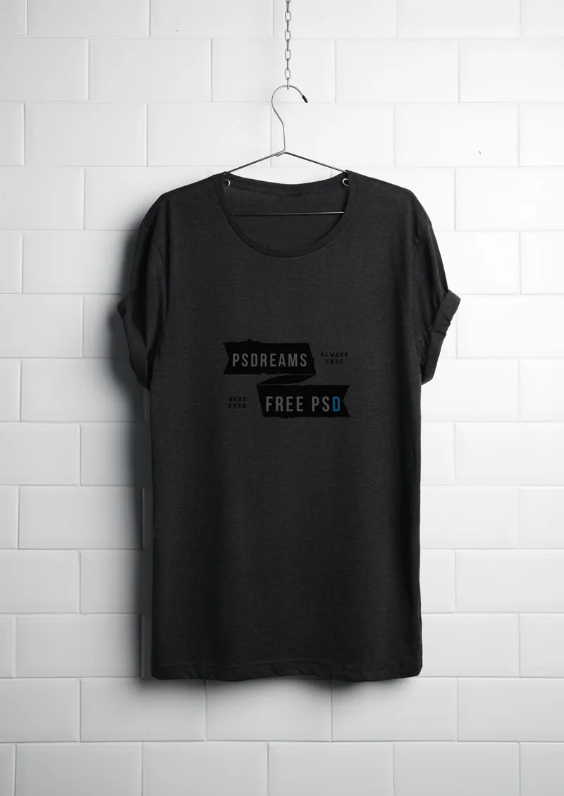 Free T-Shirt Mockup PSD