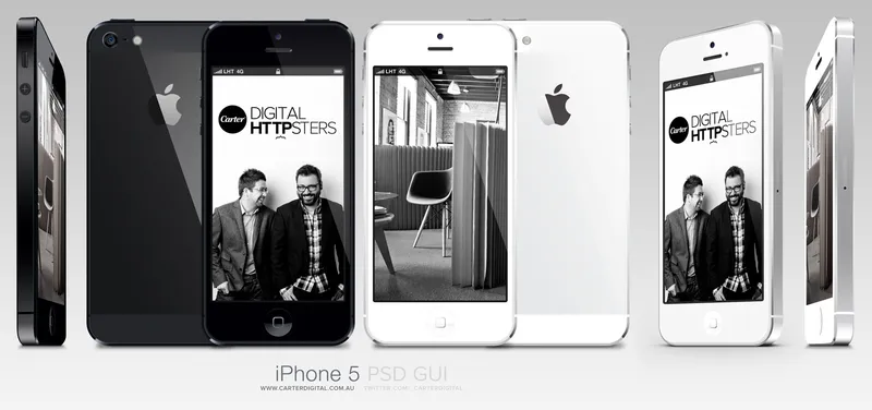 Free Vector iPhone 5 PSD