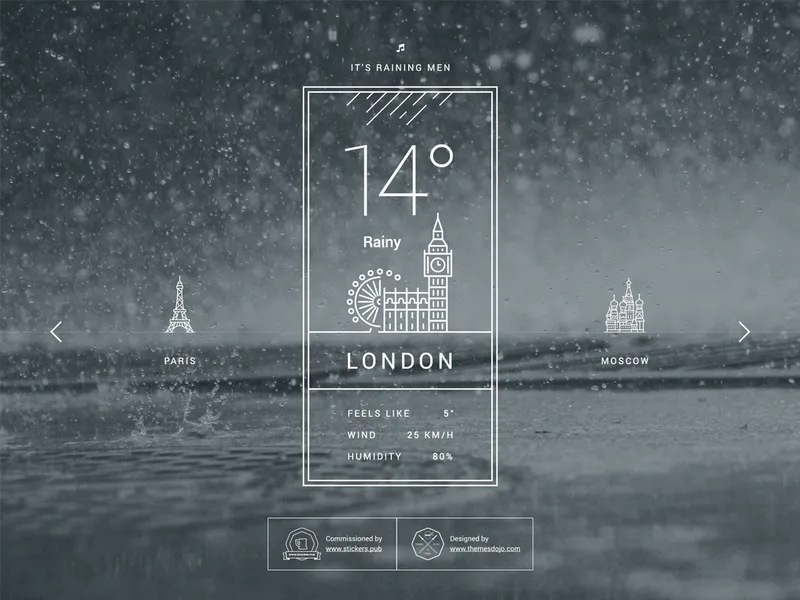 Free Weather PSD