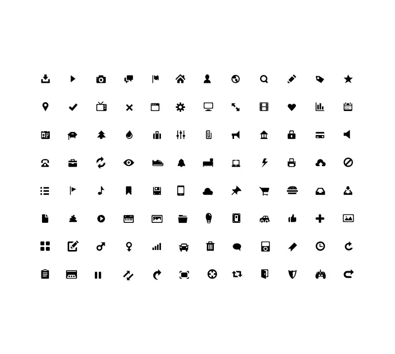 Glyphs Icon Set
