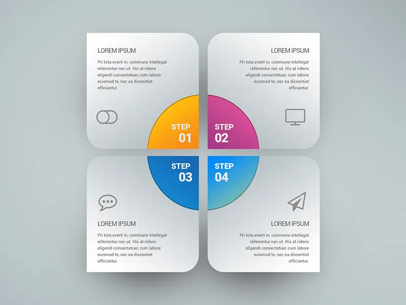Infographic Free PSD