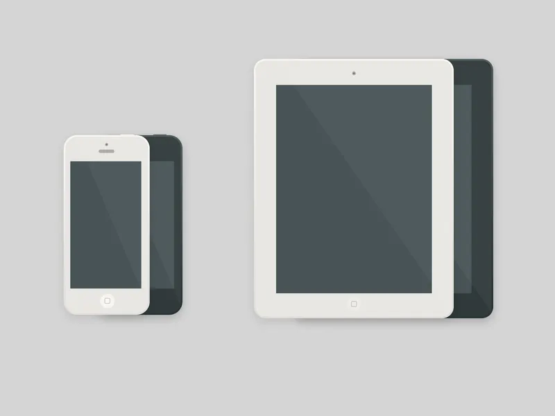 iPad & iPhone Icons PSD