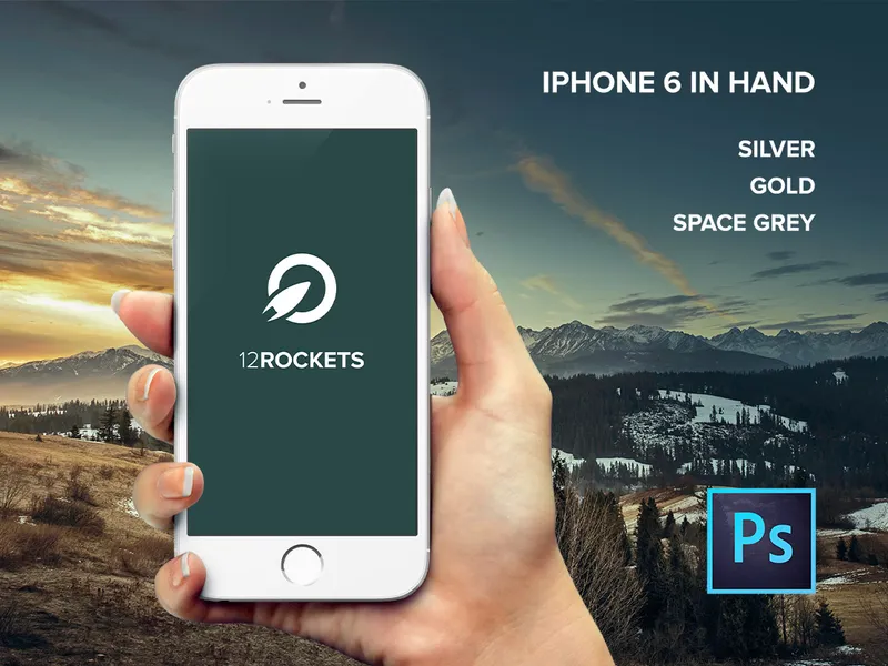 iPhone 6 Hand Template