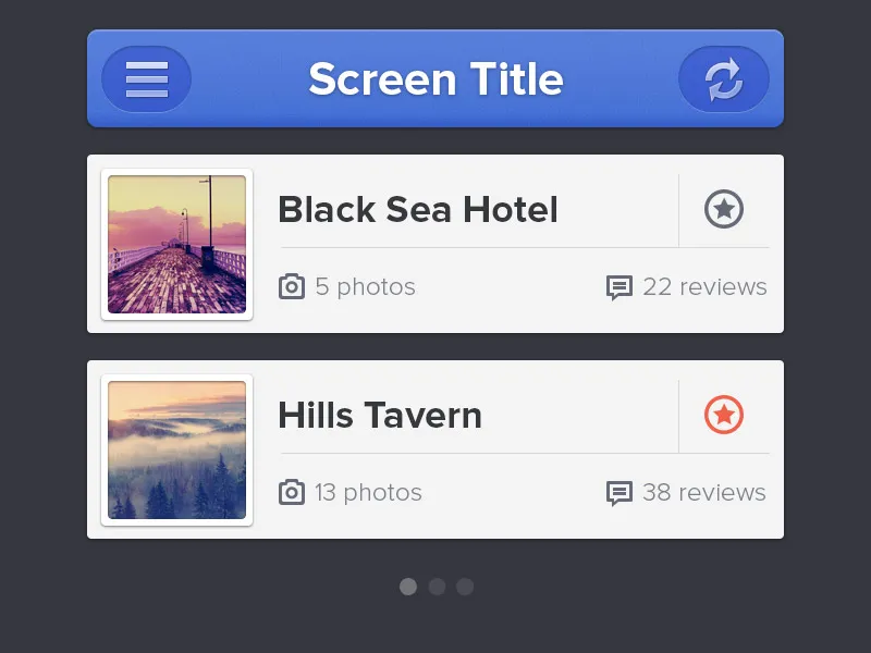 iPhone Application UI