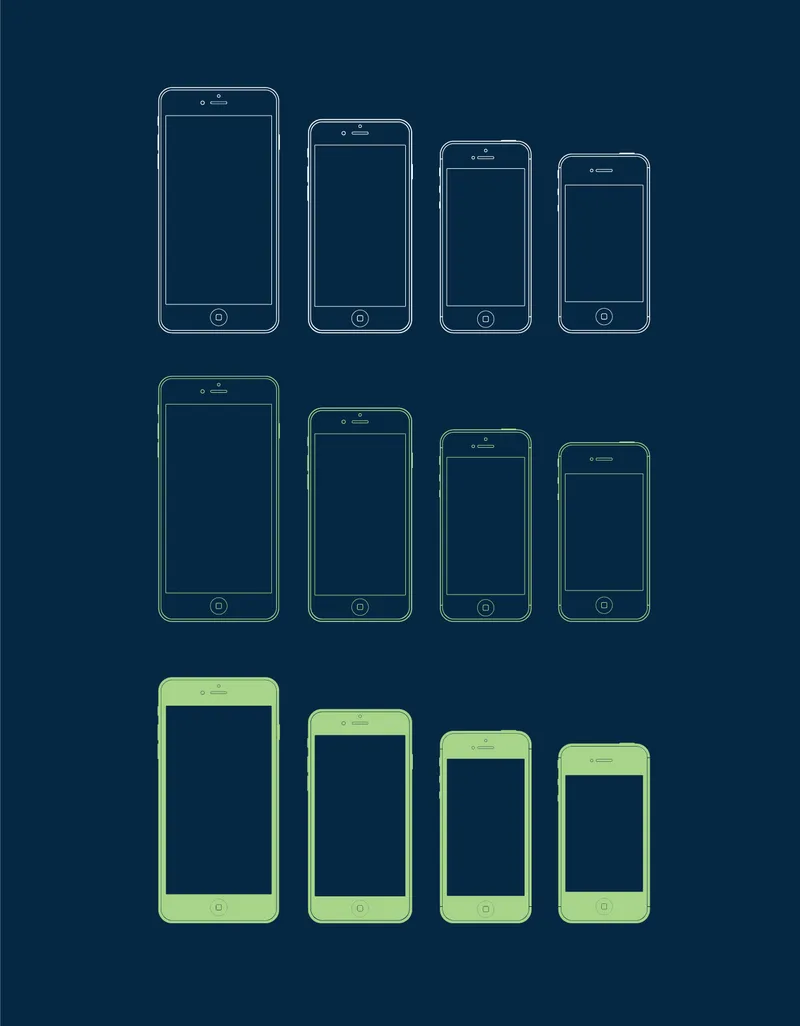 iPhone Vector Templates