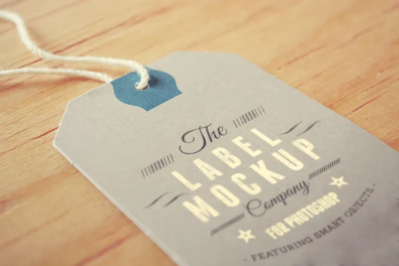 Label Tag Mockup