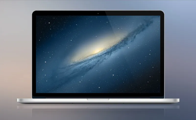 MacBook Pro Retina PSD