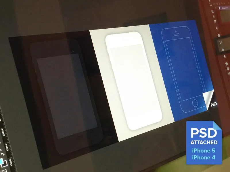 Minimal iPhone Wireframe Templates