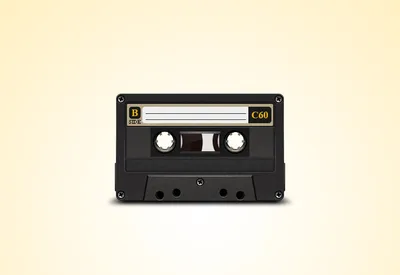 Old Cassette PSD file