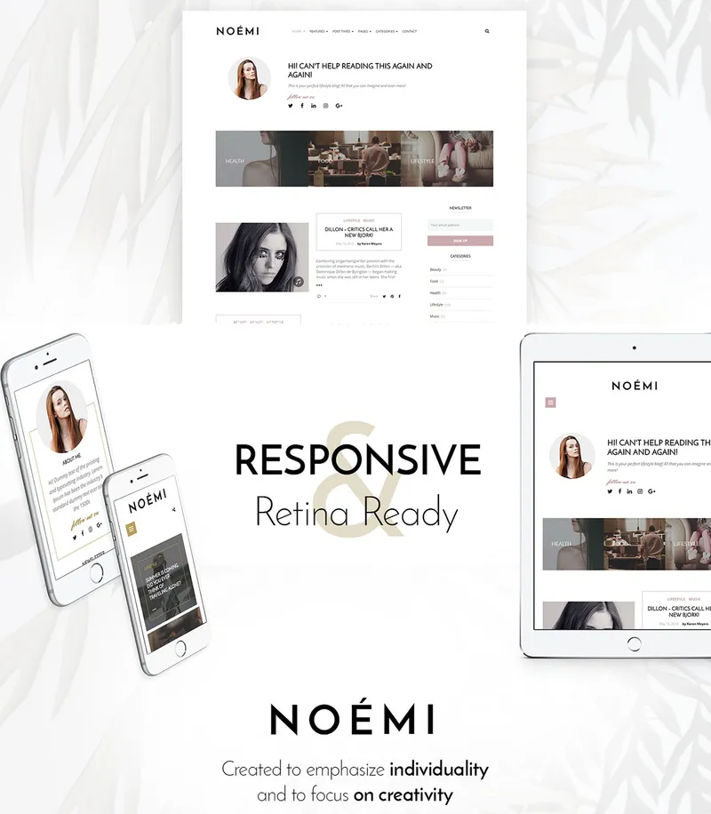 PSD WordPress Blog Theme