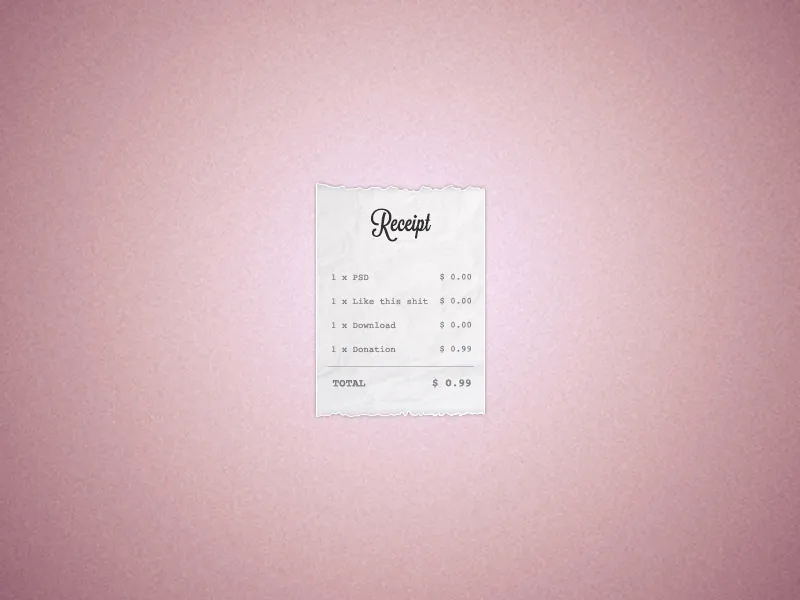 Receipt Template