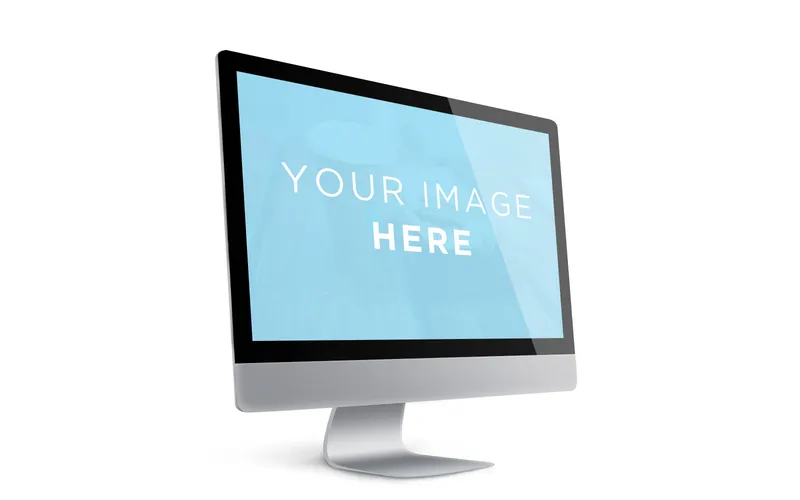 Showcase iMac Screen Template