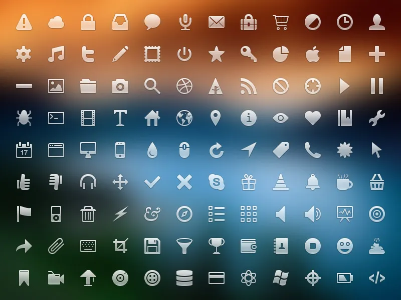 Simple Icons Free PSD