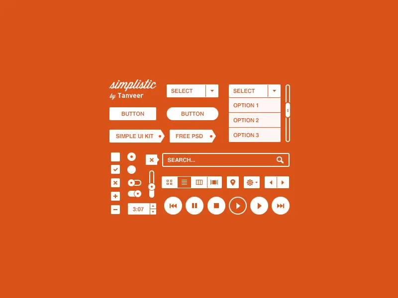 Simplistic UI Kit