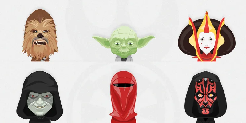 Star Wars Avatars Free PSD, Vol 2