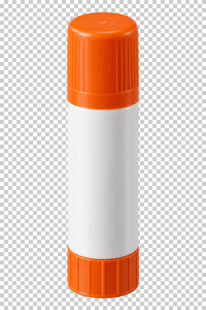 Glue stick in an unbranded plastic tube