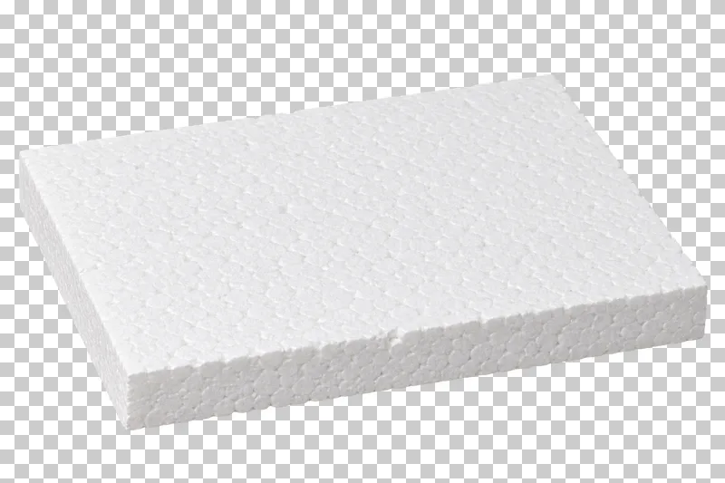 An isolated eps board sample with visible material texture and edges.