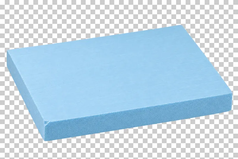 An isolated xps board sample with visible material texture and edges.