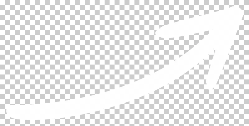 Short curved arrow in white hand-drawn marker strokes.