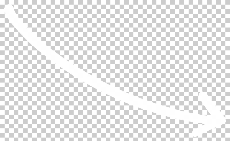 Long curved arrow in white hand-drawn marker strokes.