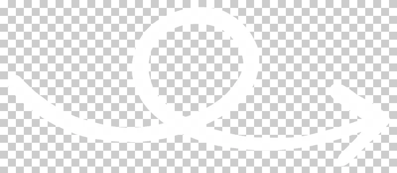 Single-loop arrow in white hand-drawn marker strokes.