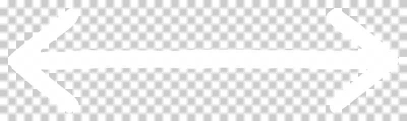 Double-ended arrow in white hand-drawn marker strokes.