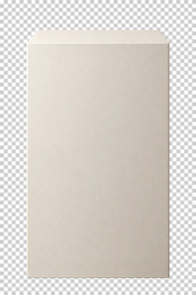 A tall upright cream plaster rectangular display block with a flat empty top.