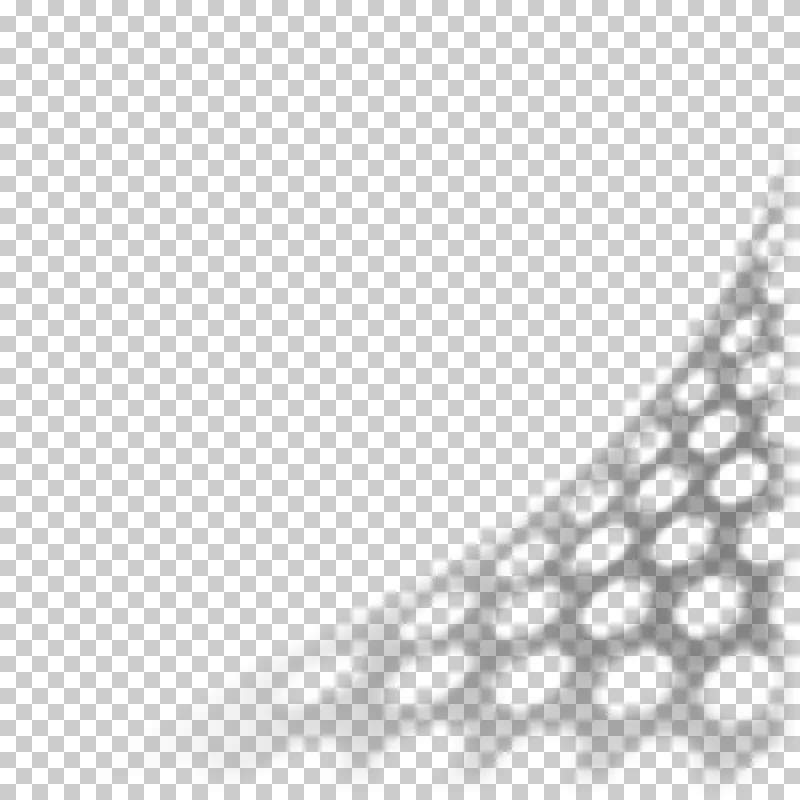 Perforated panel shadow fragment with round transparent holes.