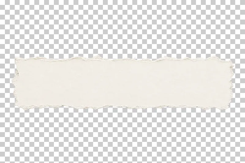 Blank short torn paper strip for a headline, with shallow irregular edges.